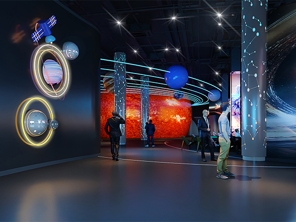 展馆的色彩构成