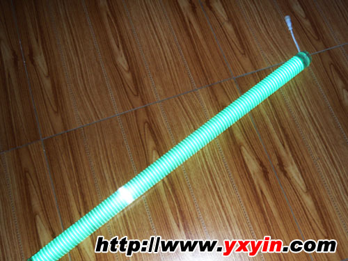 单绿光LED护栏管-透明管