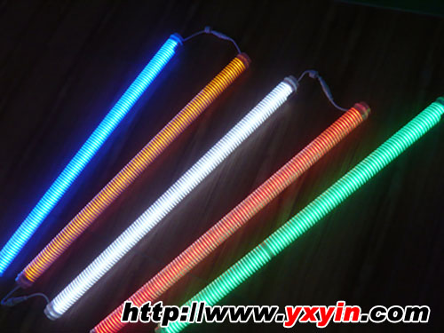单绿光LED护栏管-透明管