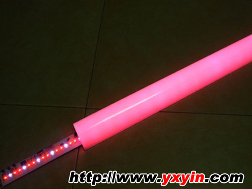 粉红光LED护栏管