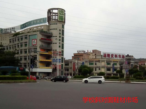 鞋校斜对面鞋材市场