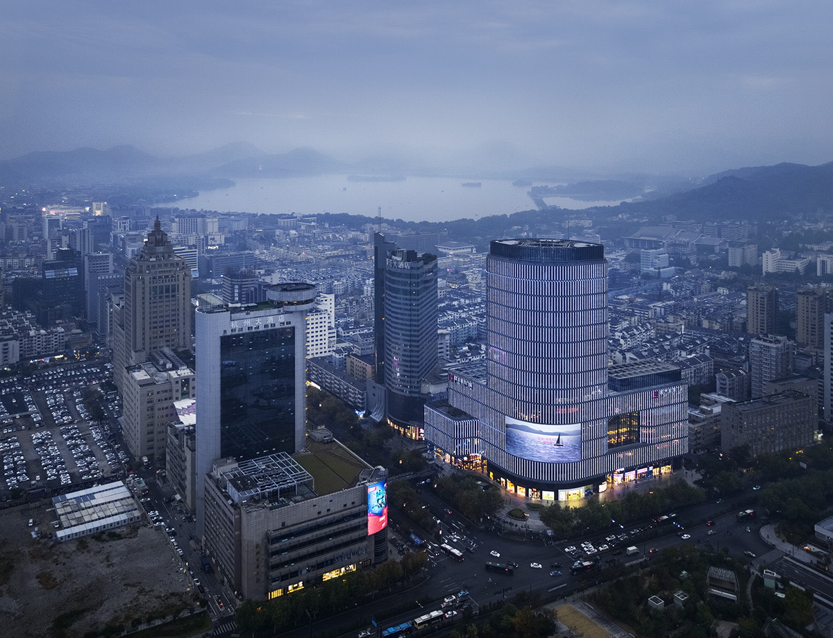 玻璃幕墙商业建筑外立面
