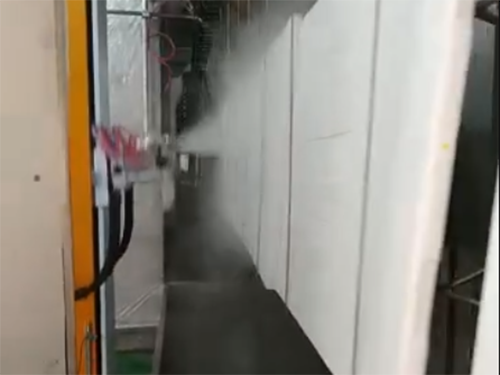 泡沫板悬挂喷涂线