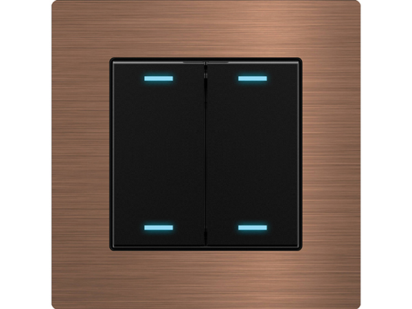 浅玫瑰金拉丝控制面板