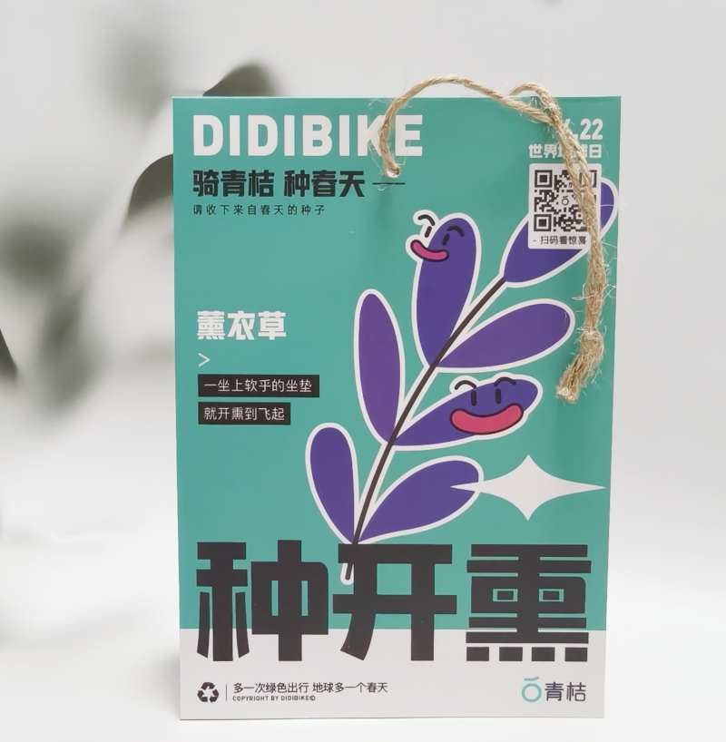 地球日种子纸挂卡 种...