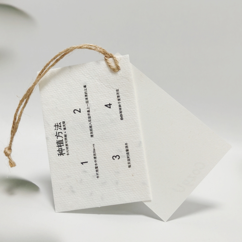 种子纸吊牌定制｜可发...