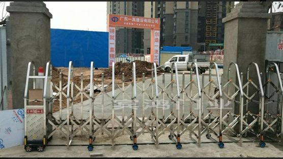 不锈钢伸缩门-经济型