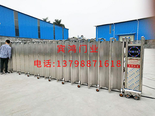 惠州伸缩门案例