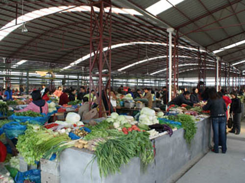 钢结构菜市场工程