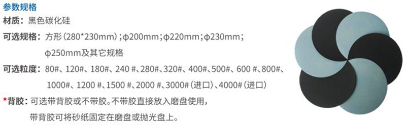 金相研磨砂纸