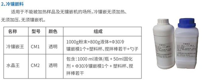 冷镶嵌料