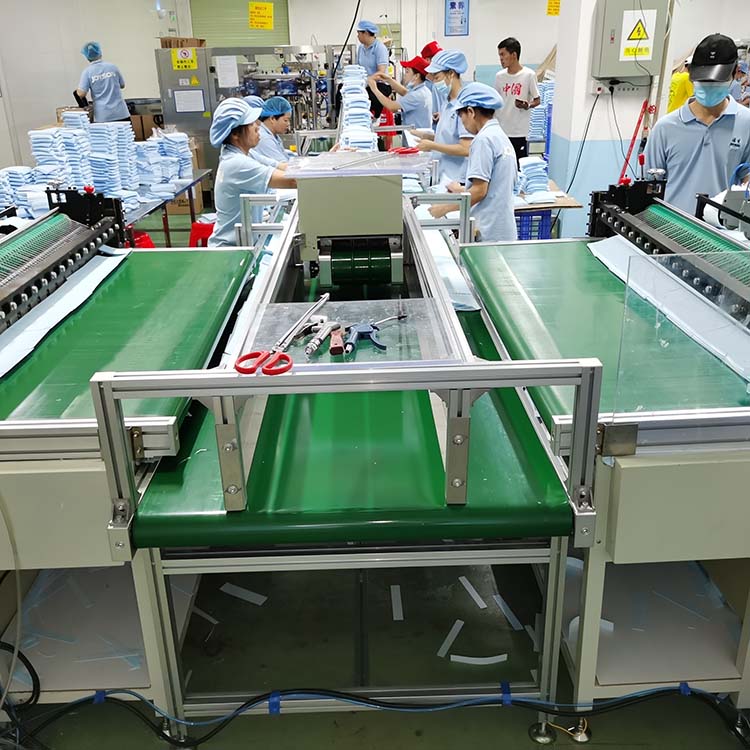 带导条皮带流水线 洗...