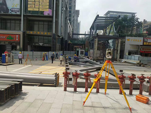 钢结构天桥构件组装 钢结构天桥构件组装