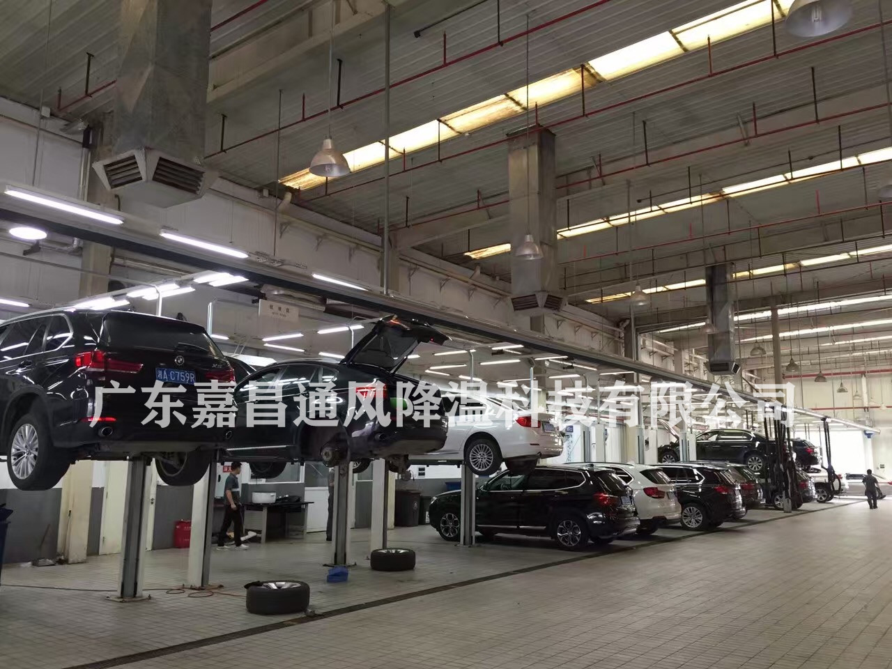 汽车制造车间工业大风扇案例