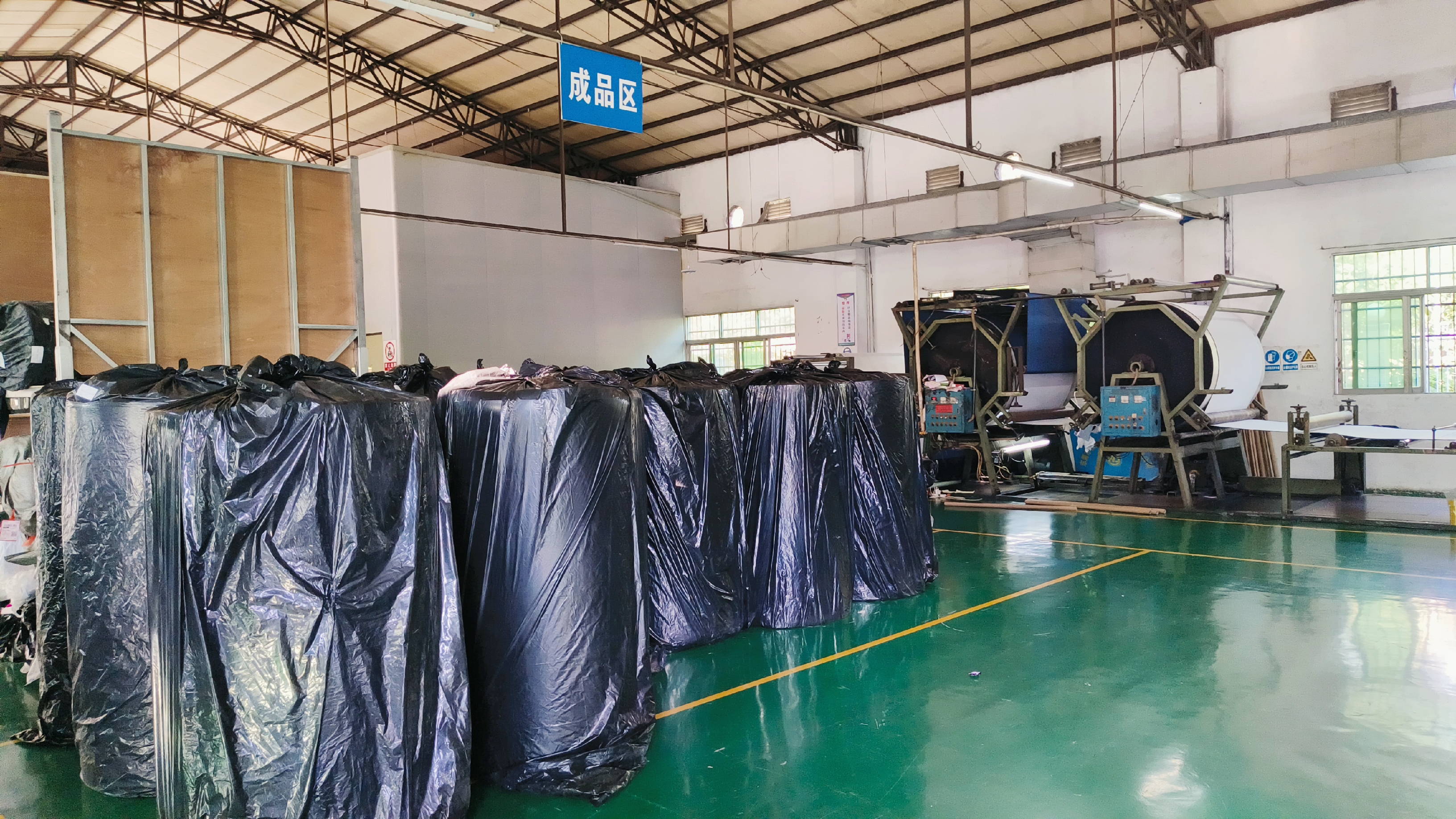 布料复合海绵加工日产3w码快速出货-金凤桥复合厂家