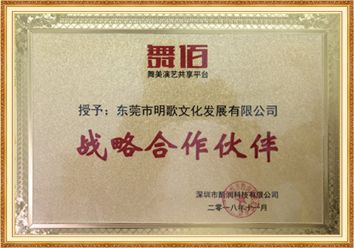 舞佰战略合作伙伴