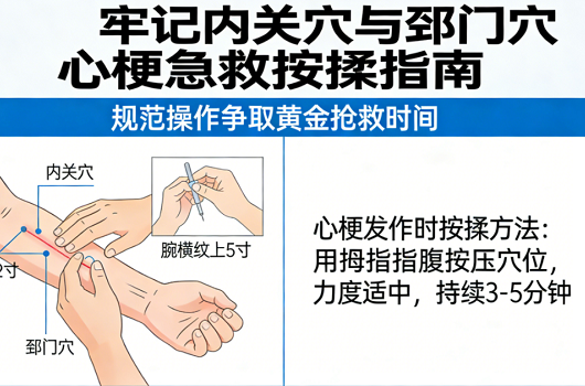 这两个急救穴位！心梗...
