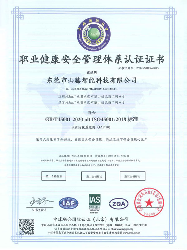 职业健康安全管理体系...