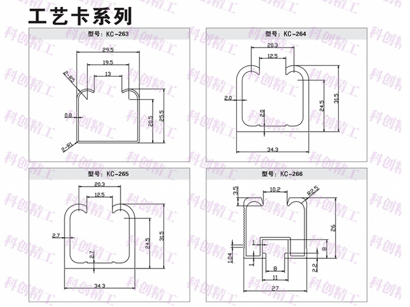 工艺卡系列