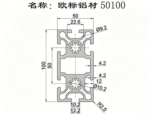 欧标铝材OB5010...