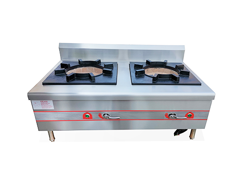 燃气双头矮汤炉-带鼓风机