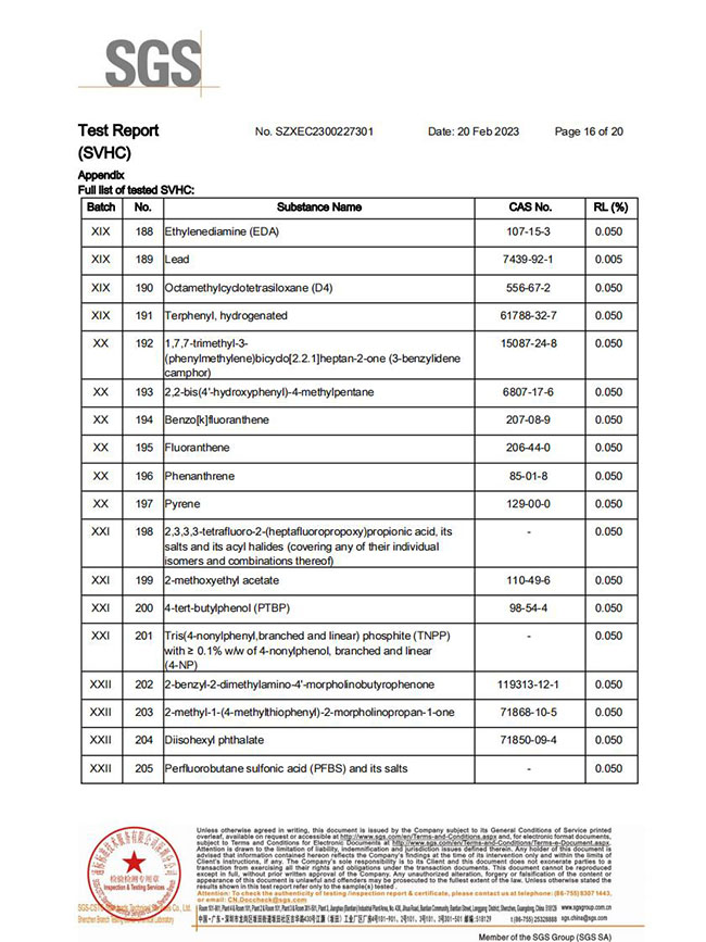 志佳SVHC环保报告...