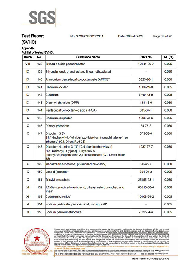 志佳SVHC环保报告...