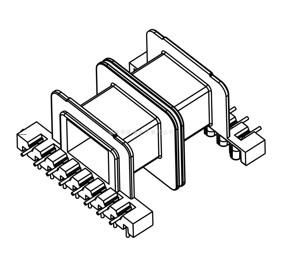 efd30电源骨架 efd30电木骨架efd30变压器骨架 卧式骨架 电源骨架