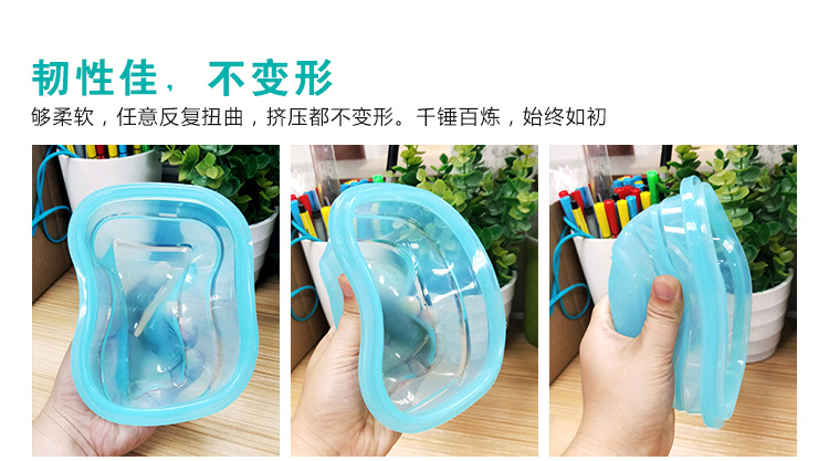 硅胶折叠饭盒